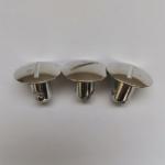 Universal Car Fitment 1" Large Head 7/16" x.500 Silver Aluminum Quarter Turn