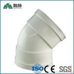 Non Potable PVC Drainage Pipe White Fittings Sewage Water