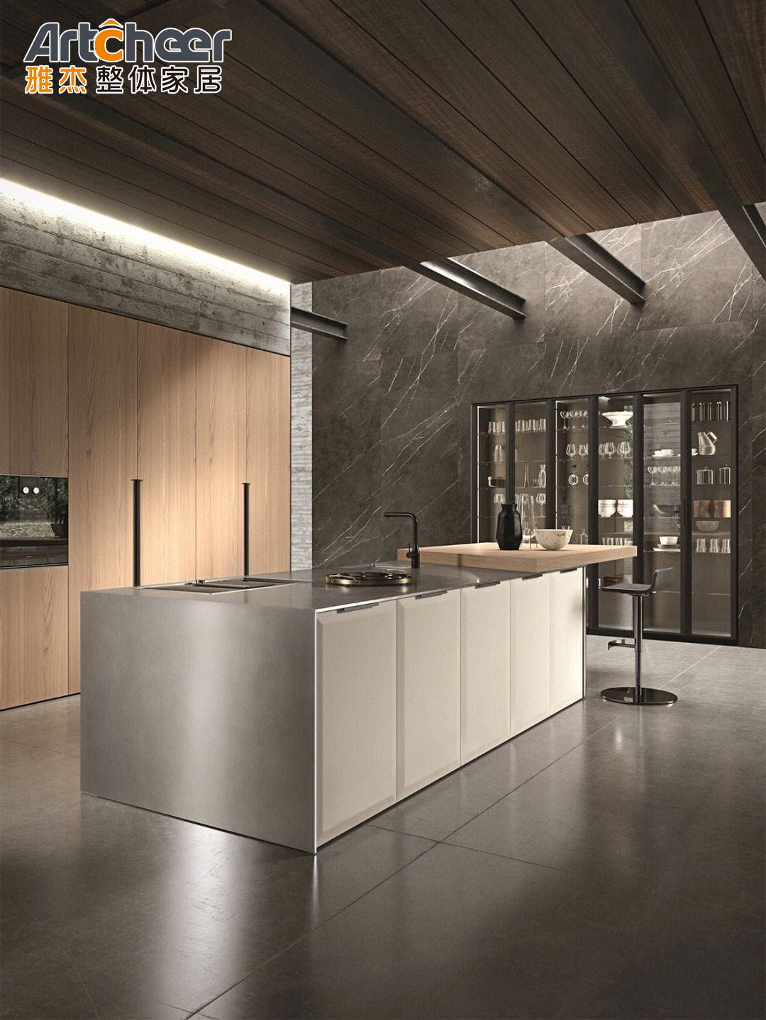 Plywood Carcase Inox Storage Industrial Stainless Steel Kitchen Cabinet for Commercial