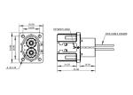 IP68 Waterproof Battery Connectors , UL94V-0 Battery Socket Connector