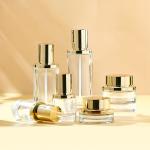 High End Cosmetic Packaging Materials Glass Empty Bottles Small Batch Silk