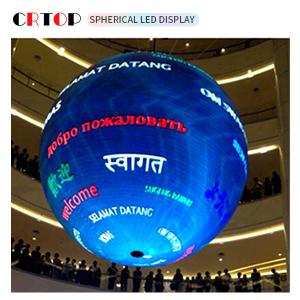 Quality P3mm 800cd Creative LED Display Screen Diameter 1m Spherical Shape wholesale
