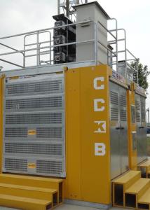 Quality Q345B Steel Plate Building Hoist Lift , Modular Hoist For Building Construction wholesale