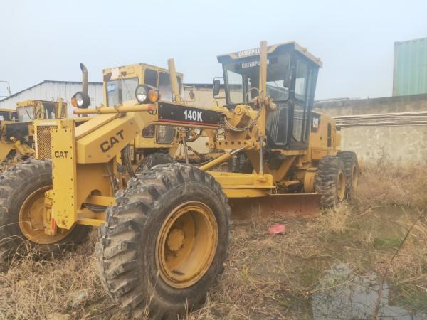 Original Used Caterpillar Grader 140K Wonderful Performance, Cat Motor Grader