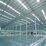 Hurricane Proof Prefabricated Metal Warehouse , Modern Steel Construction