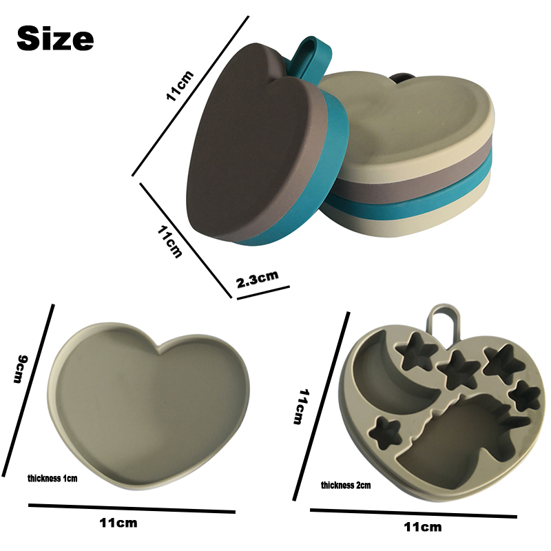 Multi Shaped Silicone Ice Cream Moulds DIY BPA Free Unicorn Cake Mould With Lid