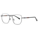 Transparent Lens Acetate Metal Glasses Large Frame Eyeglasses 5 Color