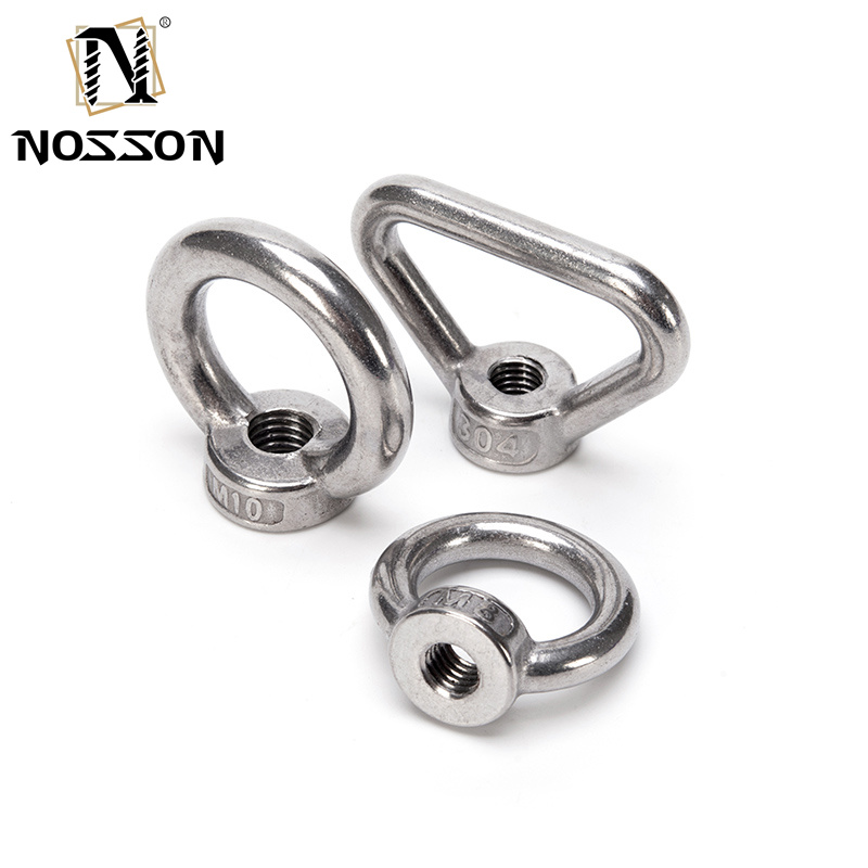 Triangle Ring Lifting Eye Nuts Measurement system Imperial Inch Fine Thread Polish DIN582 Eyenut M6 M8 M10 M12 M16 M20 M24
