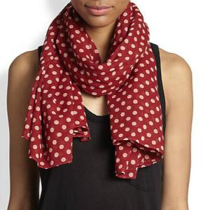 Quality Lady fashion print cotton scarf wholesale