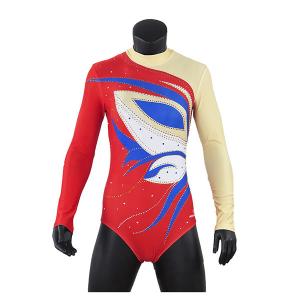 Quality Stretchable Long Sleeve Gymnastics Leotards For Girls Sublimation Printing wholesale