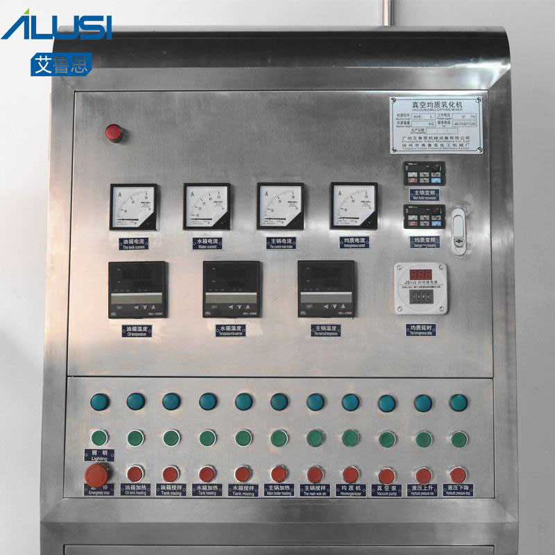 Vacuum Emulsifying Homogenizer Mixer Machine Lift Type Viscosity Cream Paste Lotion
