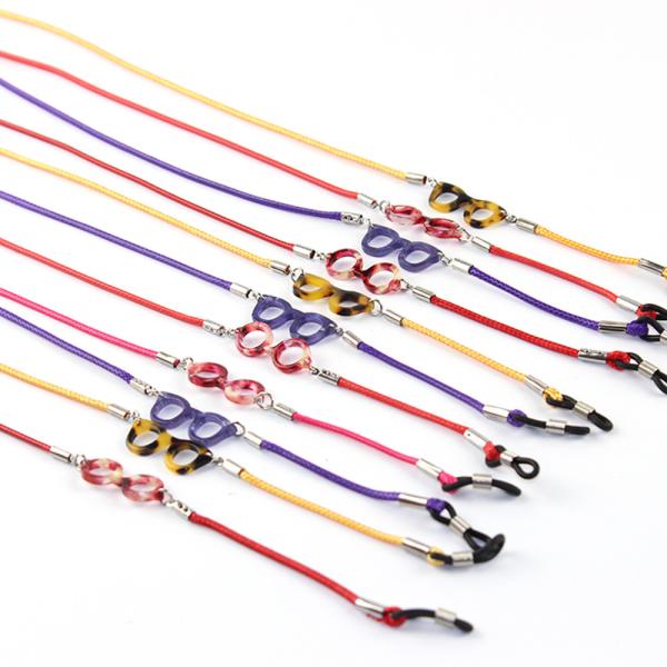 Eyewear Pattern Sunglasses Strap Acetate Eyeglasses Chain Simple Fashion