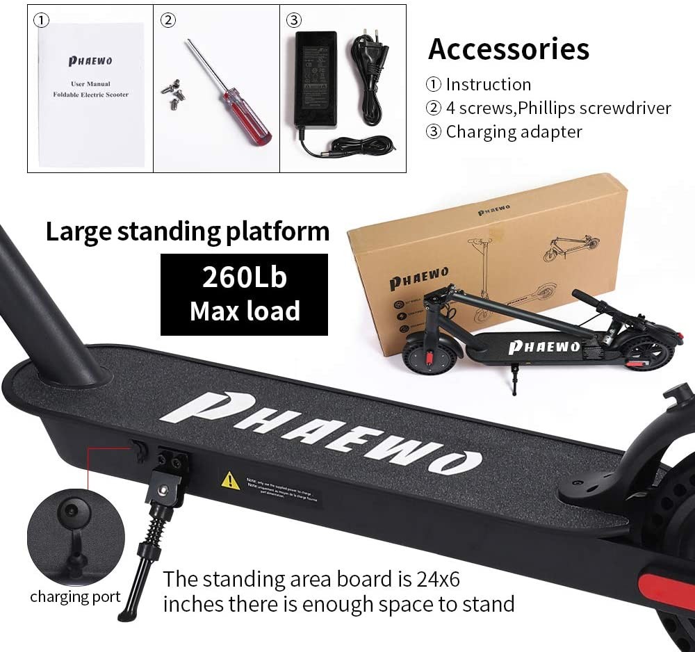 8.5 Inch Tire 350W Motor Two Wheel Electric Scooters