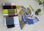 250g 140*140cm100%Acrylic woven jacquard plaid mixed color poncho Hot sale high