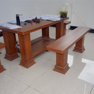 Quality Wooden Grain Classic Aluminum Chair Eco Friendly Waterpoof Furniture wholesale