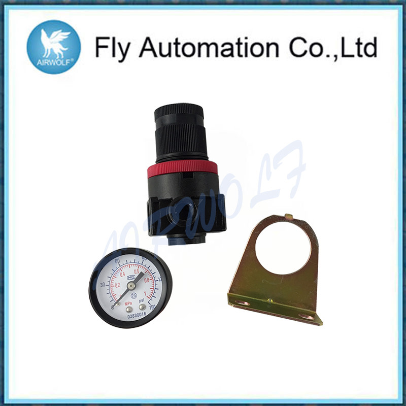 1 / 4" 0.2kg Black Air Preparation Units Ar2000 Br2000 3000 Normal Pressure