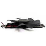 Bladeless 12025 DC Bracket Cooling Fan 110x23mm Plastic Material