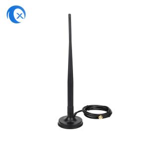 Quality 806-960MHz / 1710-2690MHz 4G LTE Magnetic Mount Antenna With LMR195 Cable SMA Connector wholesale