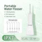 Cordless IPX7 waterproof electric rechargeable dental care water flooser
