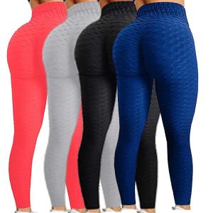 Quality High Waist Workout Jacquard Women's Sports Leggings Sexy Fitness Gym Stretch Tights wholesale