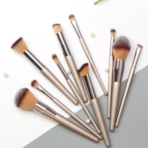 Quality Wholesale Many Kinds of Make Up Brushes Ten Pieces One Bag for Women Make Up wholesale
