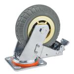 300kg Heavy Duty Golden Caster Wheel With Brake And Durable 4 Inch/5 Inch/6 Inch