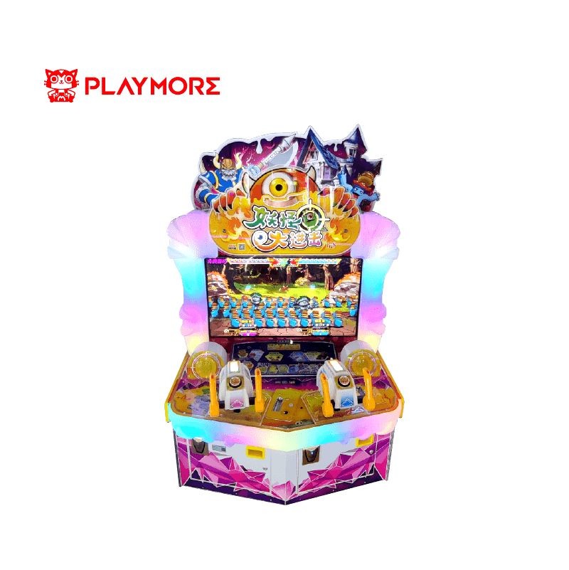 Trick Or Treat Coin Operated Arcade Machines 2 Players With Vibrating Guns