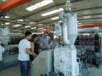 Water Cooling Single Screw Extruder Plastic Sheet / Board Extrusion Line 100