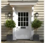 Solid Wood Doors customized plastic composite pvc MDF white black door