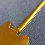 Hollow body Jazz electric guitar, Golden Jazz Guitar, Rosewood Fingerboard