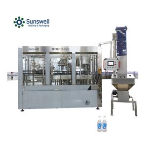 Quality High Speed Automatic 3 In 1 Gas Drink Carbonated Beverage Filling Machine Equipment Glass Bottle CSD Plant wholesale