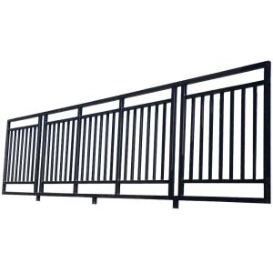 Quality Welding Galvanized Steel Rod Wrought Iron Guard Rails For Deck Customized wholesale