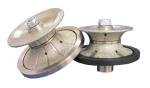 Vacuum Brazed Full Bullnose Diamond Profile Wheel