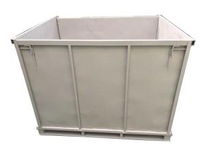 Quality Galvanized Welded Warehouse Metal Storage Bins Folding Steel Industrial Collapsible Cargo wholesale