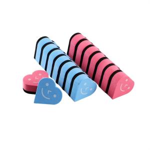 Quality Heart Shaped EVA Magnetic Whiteboard Erasers For Office School wholesale