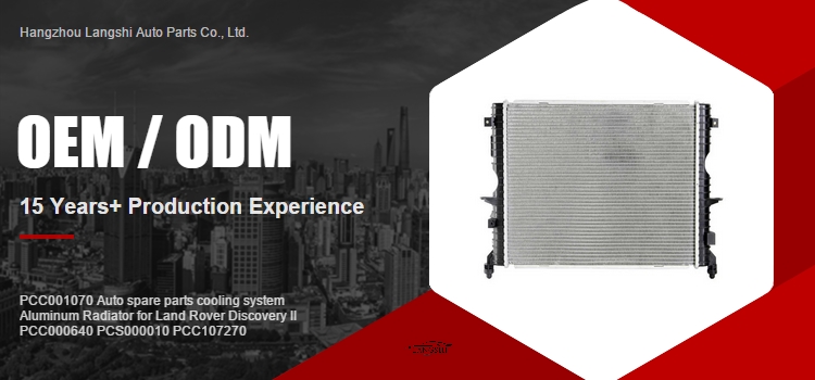 Auto Spare Parts Aluminum Radiator for 1999-2004 Land Rover Discovery II PCC000640 OE NO