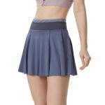 Mesh Breathable Women Athletic Pleated Tennis Skorts Lightweight