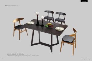 Quality mid century rectangle wooden dining table furniture wholesale