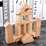 Large 22PCS Jumbo Wooden Building Blocks Classic Castle 17.5cm