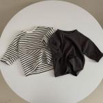 Organic Cotton Crewneck Long Sleeve Tee