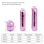 50g Cylinder Glass Bottle 120ml Glass Bottle With Unique Design