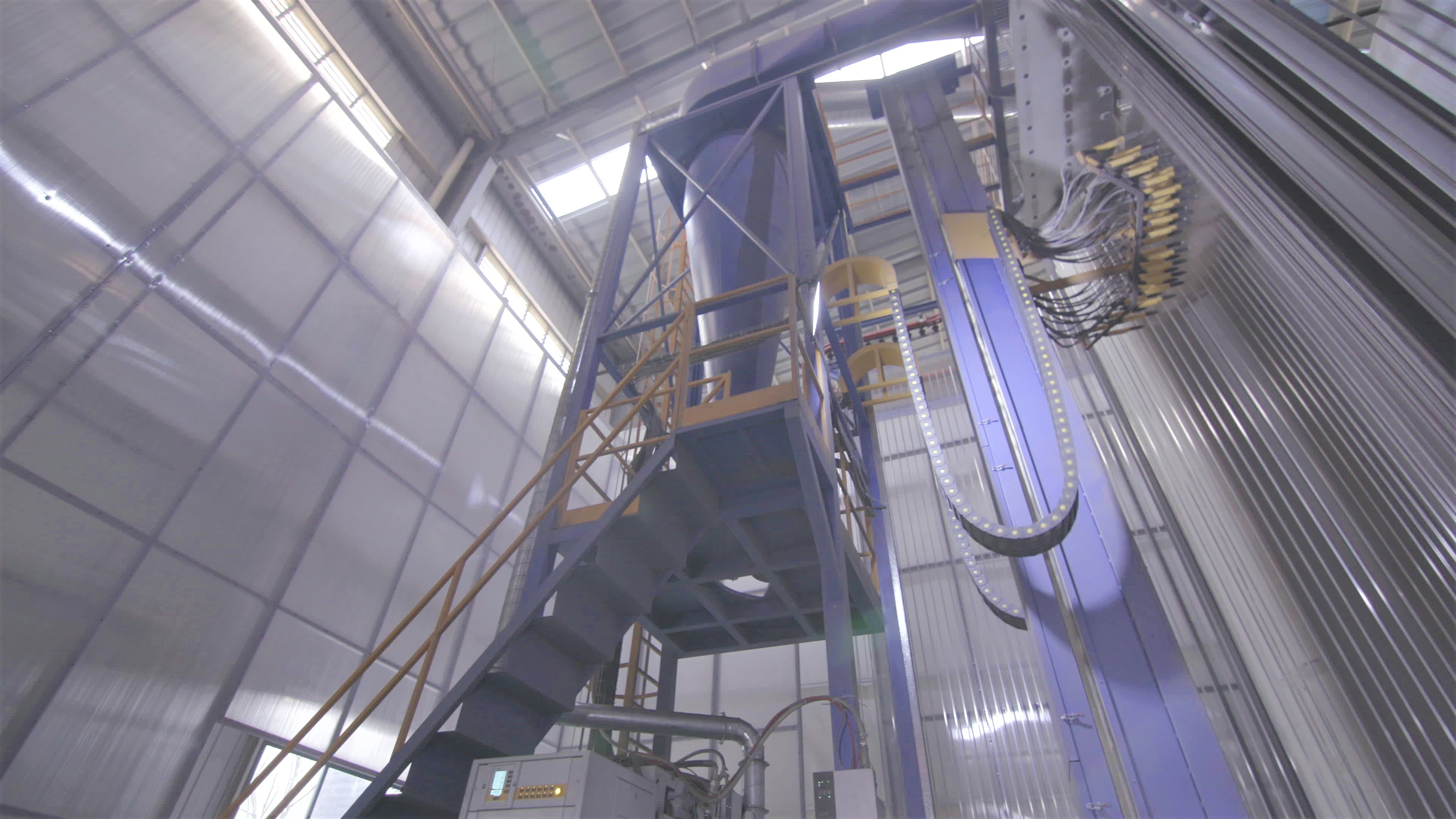 Shot Blasting Metal Powder Coating Line Spraying And Dip Pretreatment Plant