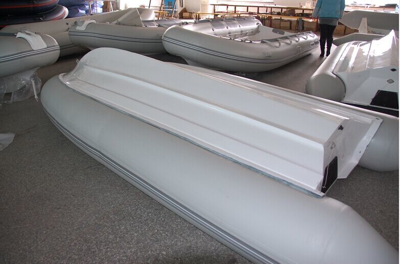 Big Width Small Rib Boat 4.8m PVC Color Customized 8 Person Fishing Boat