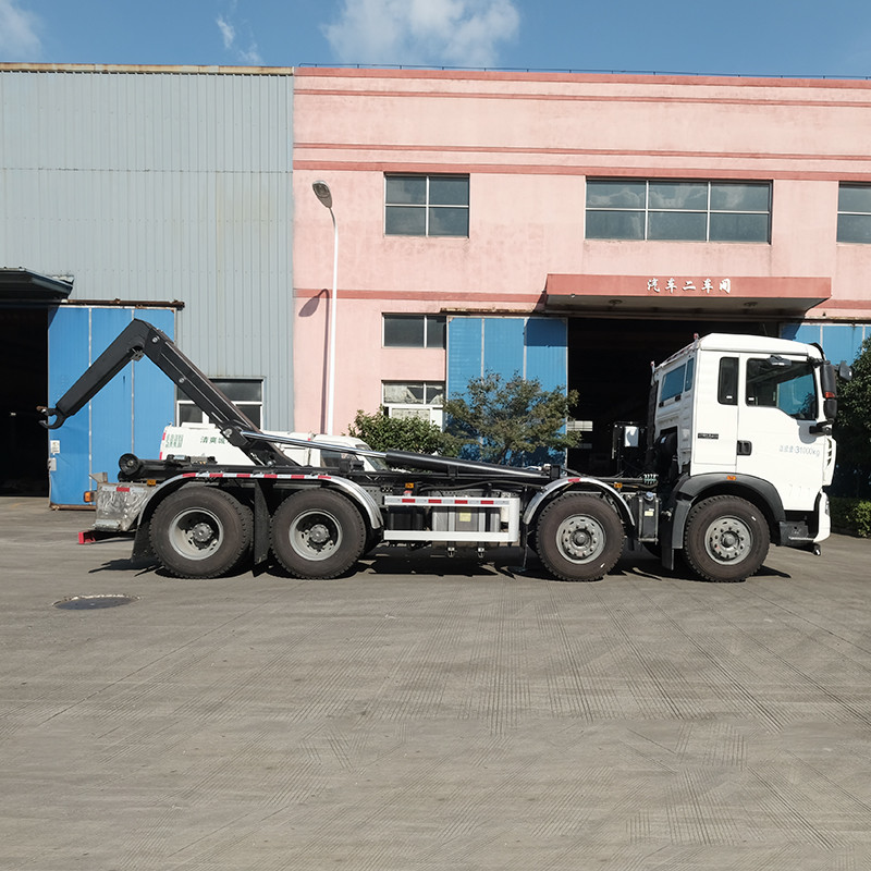 Diesel Hook Loader Garbage Truck Custom Detachable Container Garbage Collector