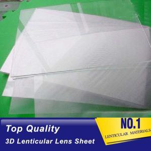 Quality 3d 50 lpi lenticular sheet best 3d lens PET lenticular plastic film material for offset printer and digital printer wholesale