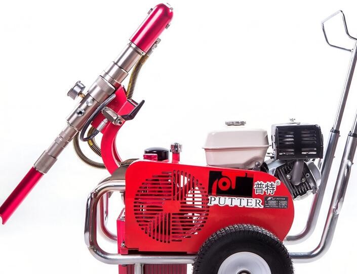 Hydraulic Piston Pump Professional Paint Sprayer / Gas Airless Paint Sprayer