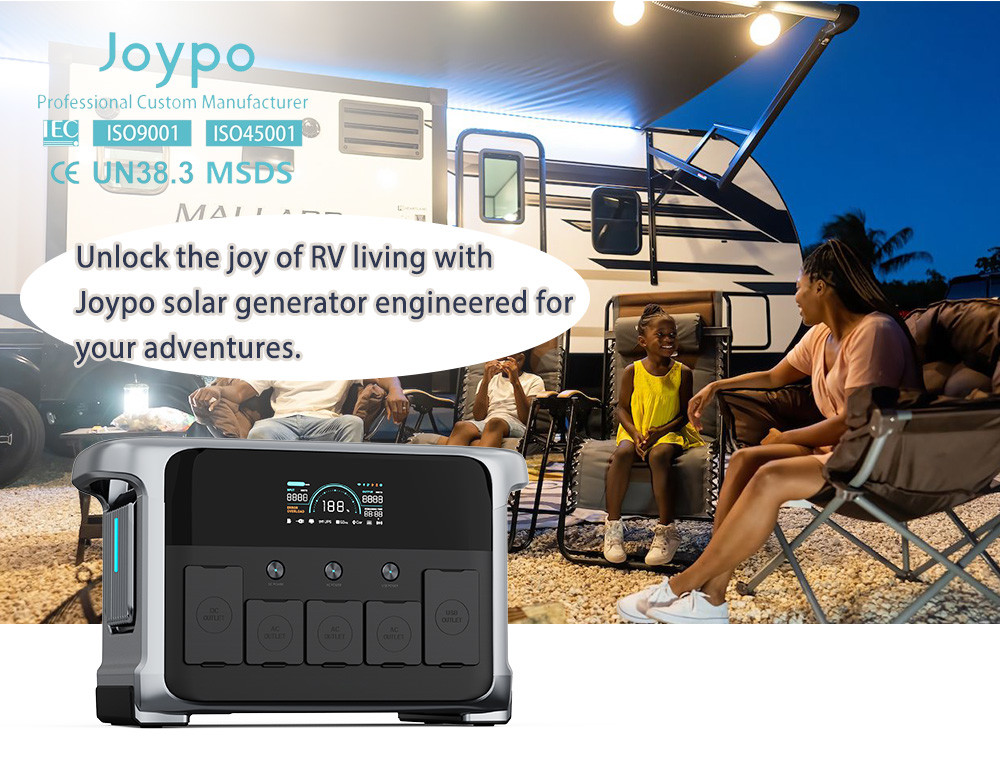 Portable Solar Electric Generator 1200W 110V 220V Backup UPS Solar Generator With Car Charging