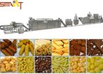 High Performance Snacks Food Product Line , Stainless Steel Puffed Food Machine