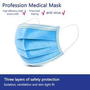 Quality Medical Surgical Face Mask Anti 2019-nCoV Steriliz Eo Meltblown Non-woven With CE Certificate wholesale