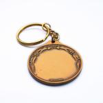 Zinc Alloy Antique Gold Commemorative Keychain Molong Sheep Dog Workers Design
